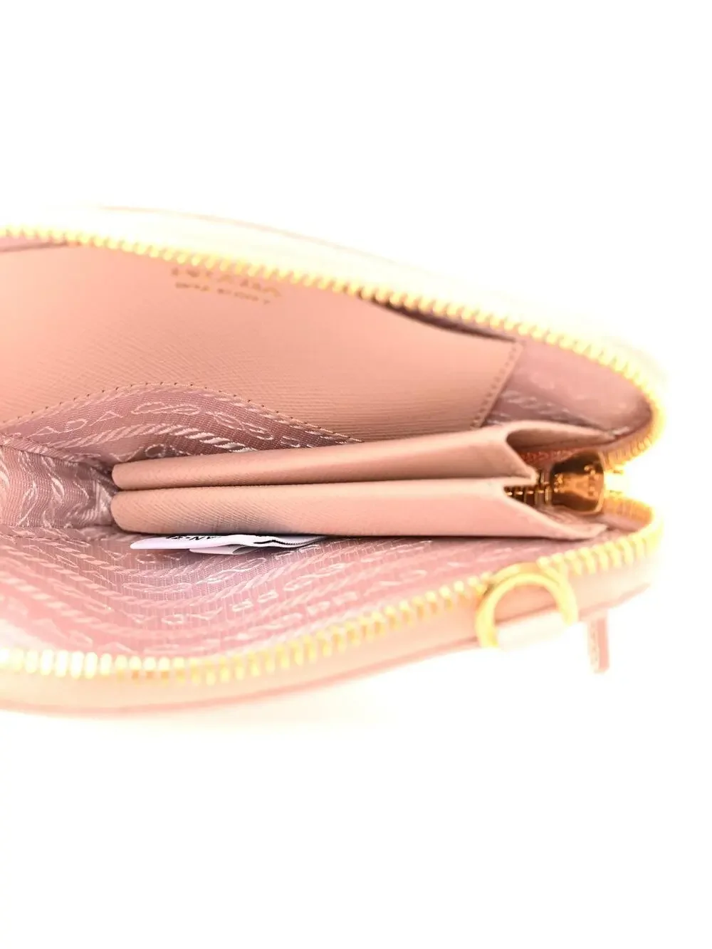 Prada Saffiano Shearling Triangle Mini #270965P12B